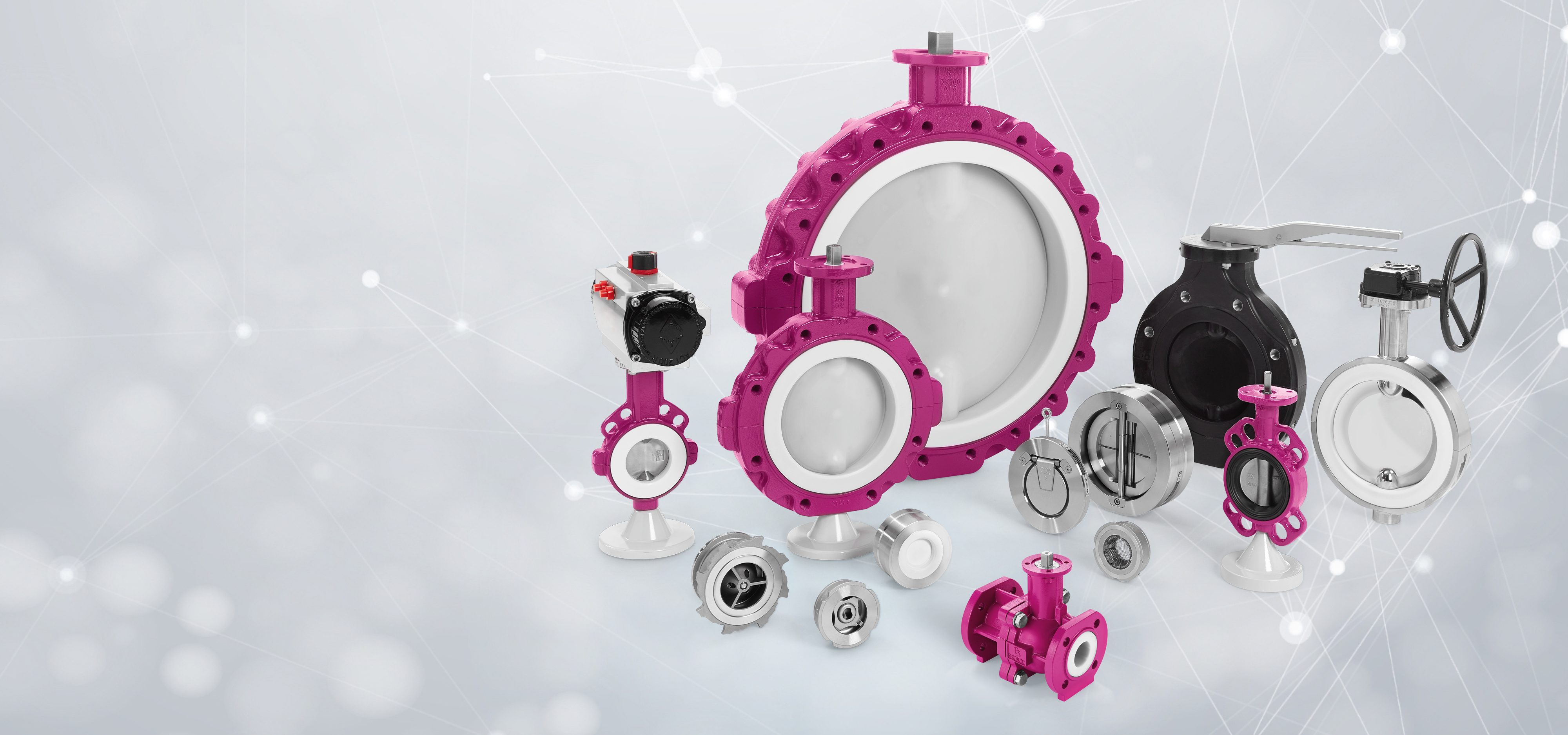 PTFE LINED VALVES AND CHECK VALVES